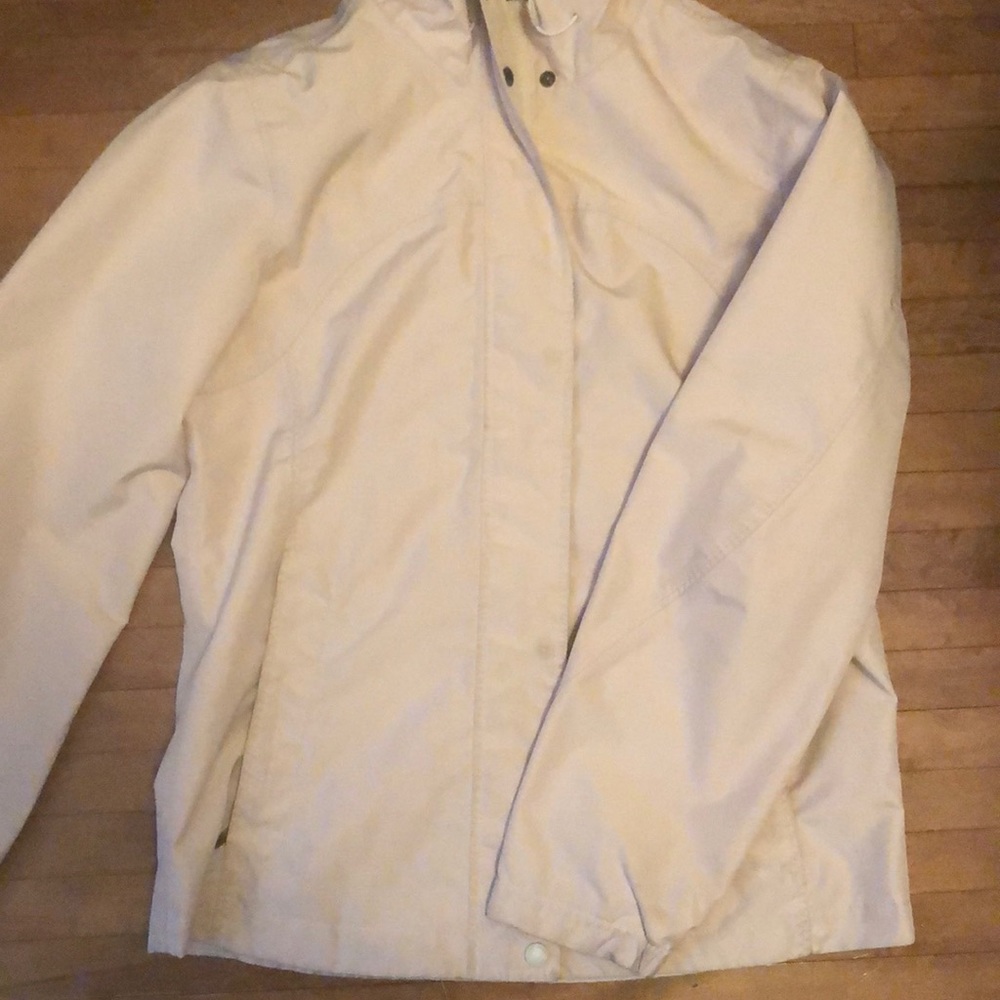 Cream Rain Jacket - Picture 2 of 4